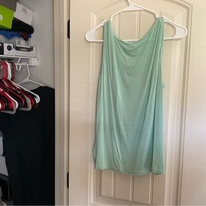 Women Size L Electric Yoga Mint Workout Top